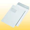 1000 Versandtaschen C4 (229 x 324 mm) weiß, mit Fenster